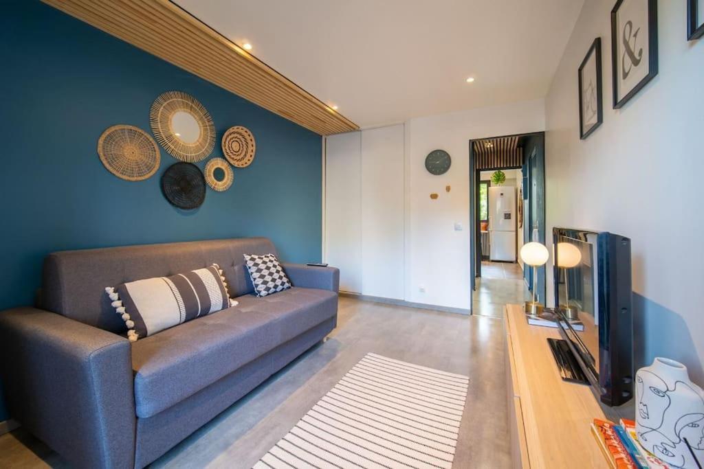 Air-Conditioned Apartment With Private Parking Marseille Exteriör bild